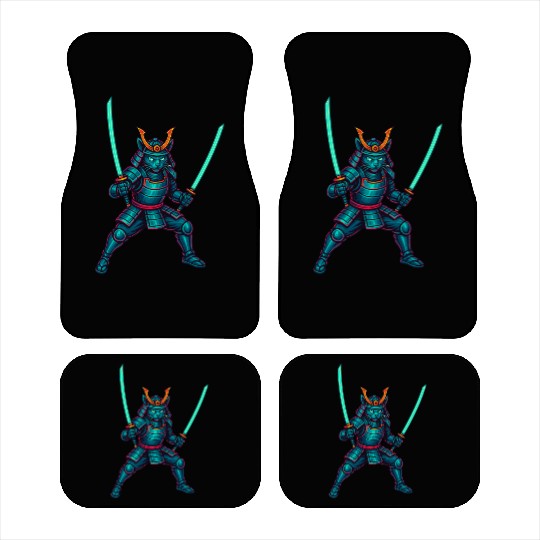 Legendary Samurai Cat – Epic Warrior Design” Car Mats