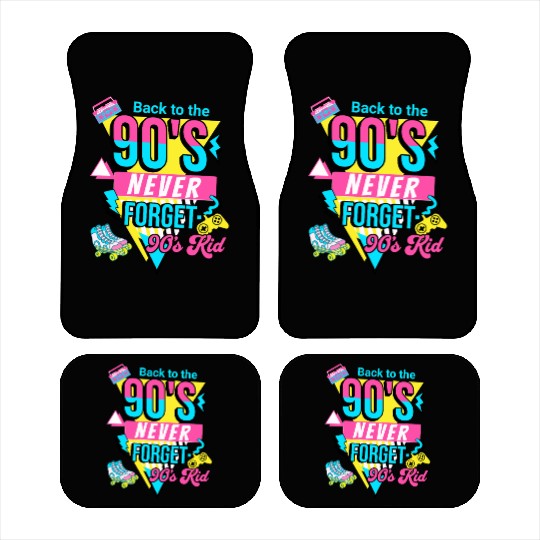 Back To The 90s Retro Nostalgia 90s Kid Car Mats