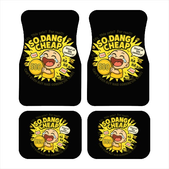 So Dang Cheap – Hilarious 500 Coin Bargain Sticker Car Mats