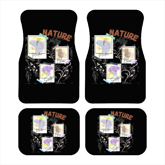 Spring Blossom Nature Car Mats for Girls – Fresh &