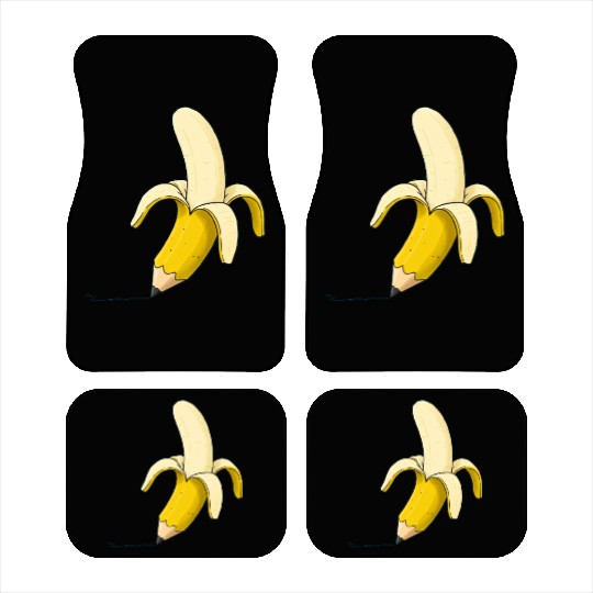 Banana pencil Car Mats