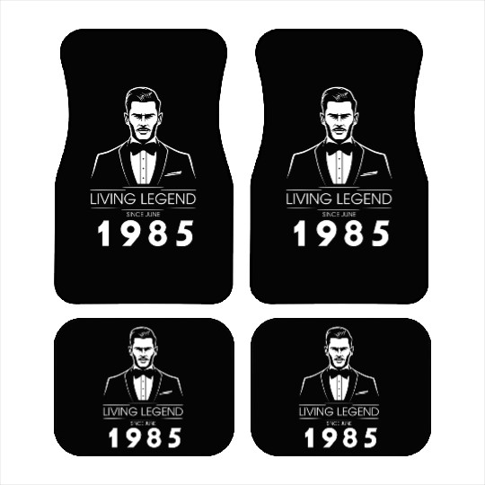 40th birthday Living Legend (GENT) since 06/1985 Car Mats