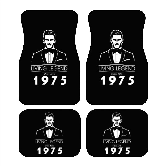 50th birthday Living Legend (GENT) since 06/1975 Car Mats