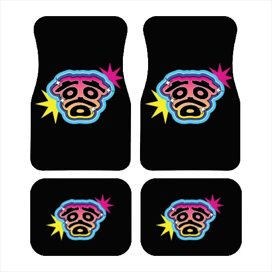 “Hahaha” in Korean Hangul – Funny Pop Art Laugh Car Mats