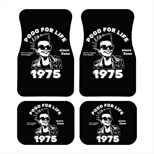 50th birthday Pogo for life since 06/1975 Car Mats