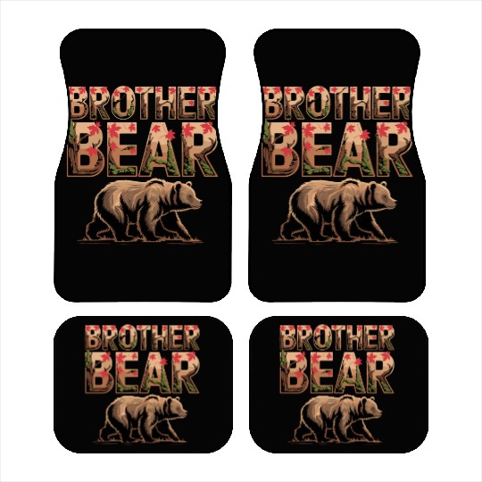 Brother Bear Wilderness Adventure Graphic with Car Mats