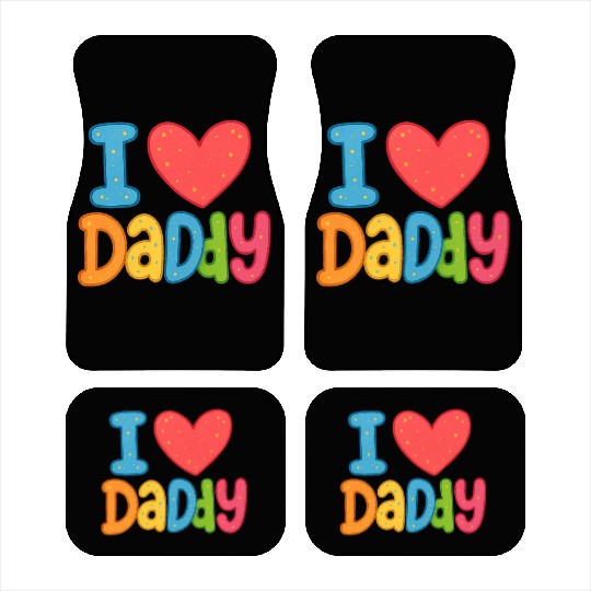 Father's Day gift (I love daddy) Car Mats
