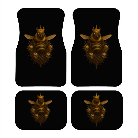 Queen Bee - Gothic Insect Ruler Car Mats