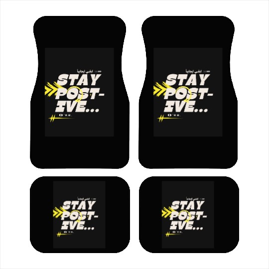 Stay Positive | Motivational Aesthetic Car Mats