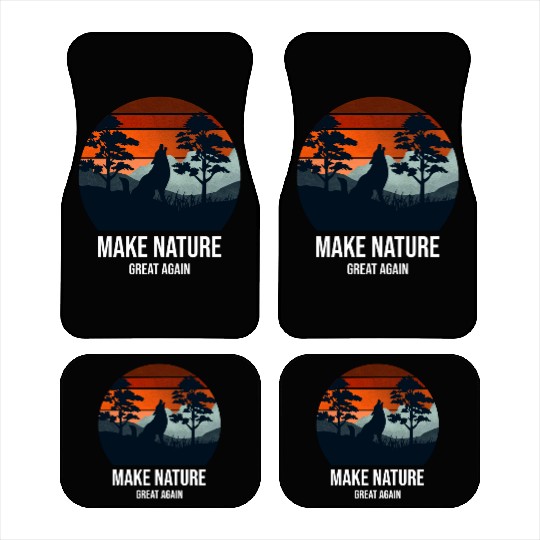 Make Nature Great Again Wilderness Car Mats