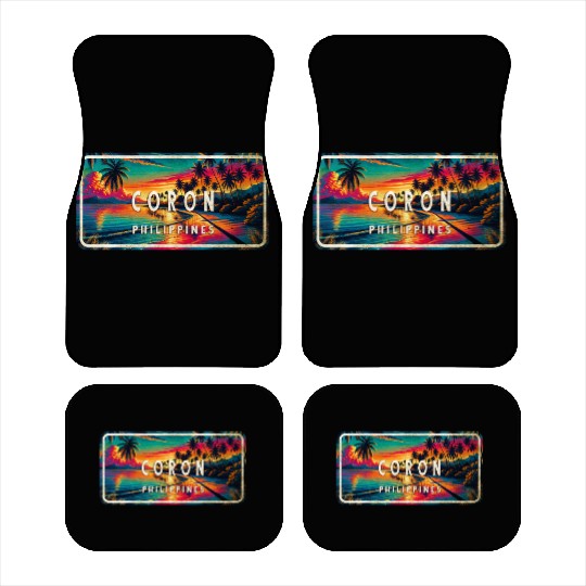 Coron - Tropical Retro Car Mats