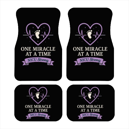 NICU Parent Pride Preemie Warrior Neonatal Car Mats