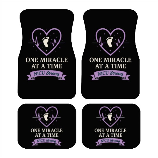 NICU Parent Pride Preemie Warrior Neonatal Car Mats