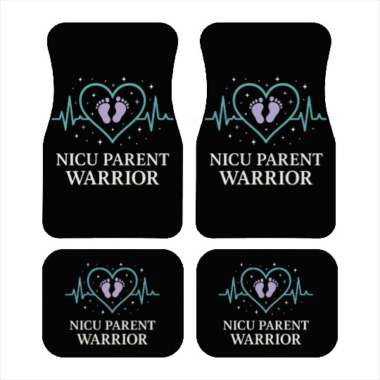 NICU Parent Pride Preemie Warrior Neonatal Car Mats