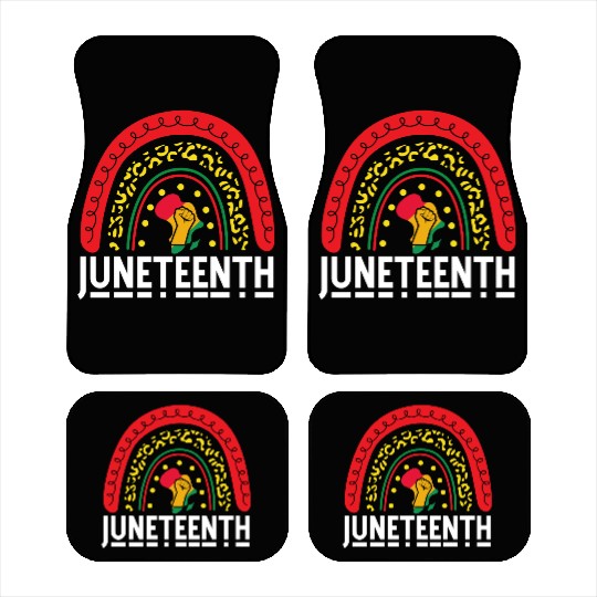 Juneteenth Black Pride Car Mats