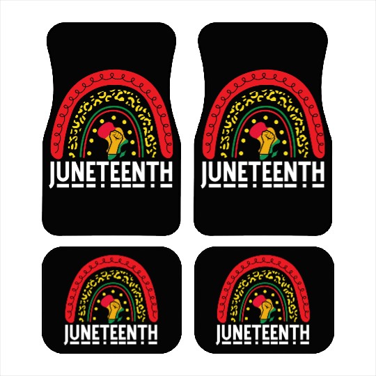 Juneteenth Black Pride Car Mats