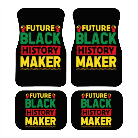 Future Black History Maker Juneteenth Car Mats