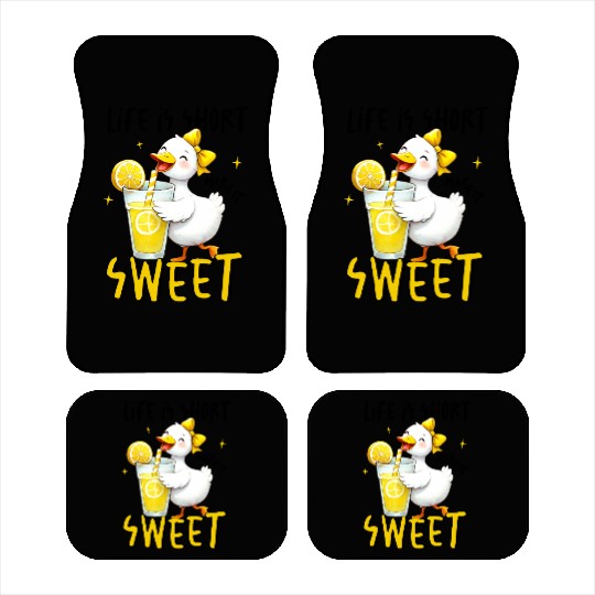 Life Is Short Make It Sweet Car Mats