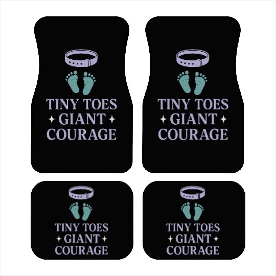 NICU Parent Pride Preemie Warrior Neonatal Car Mats