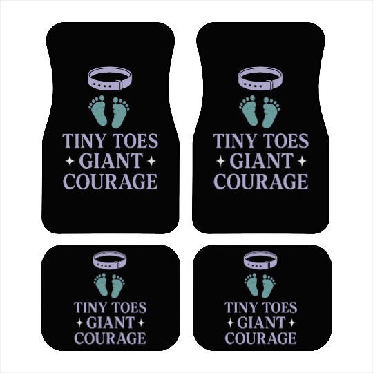 NICU Parent Pride Preemie Warrior Neonatal Car Mats