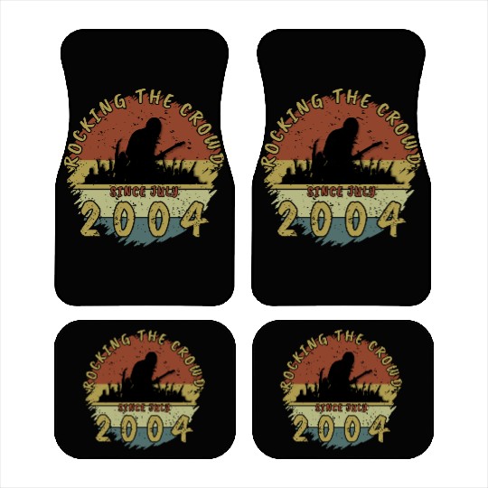 21st Birthday Rocking the crowd GIT 07/2004 Car Mats