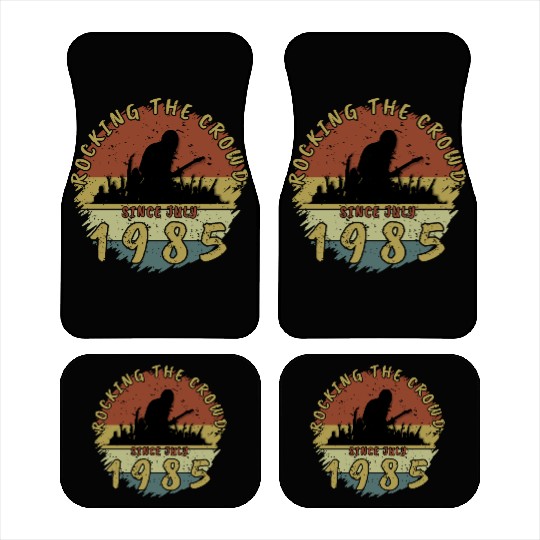 40th Birthday Rocking the crowd GIT 07/1985 Car Mats