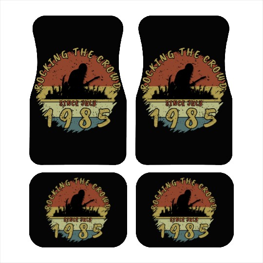 40th Birthday Rocking the crowd GIT 07/1985 Car Mats