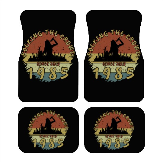 40th Birthday Rocking the crowd SNG 07/1985 Car Mats