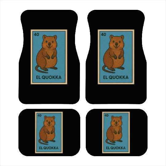 EL QUOKKA - THE QUOKKA - LA LOTERÍA Car Mats