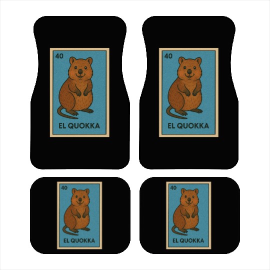 EL QUOKKA - THE QUOKKA - LA LOTERÍA Car Mats
