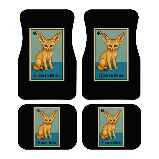 EL ZORRO FÉNEC - THE FENNEC FOX - LA LOTERÍA Car Mats