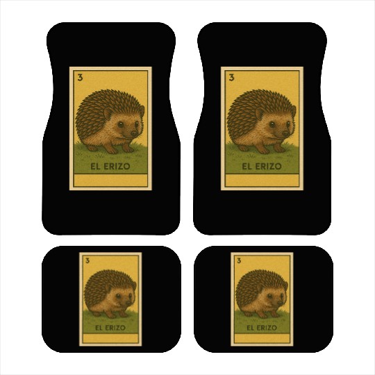 EL ERIZO - THE HEDGEHOG - LA LOTERÍA Car Mats