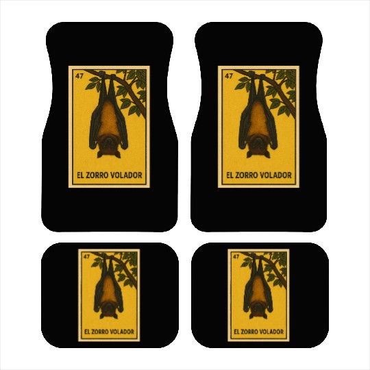 EL ZORRO VOLADOR - THE FLYING FOX - LA LOTERÍA Car Mats