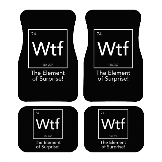 The Element of Surprise Car Mats