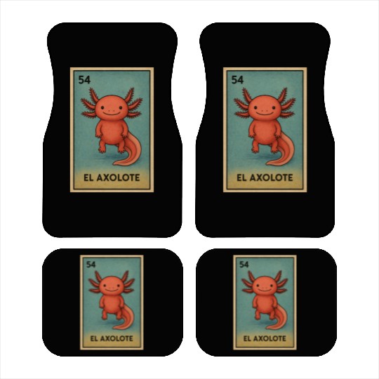 EL AXOLOTE - THE AXOLOTL - LA LOTERÍA Car Mats