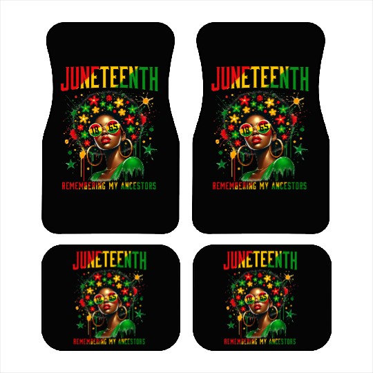 Juneteenth 1865 2 Car Mats