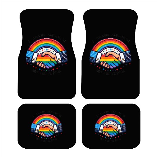 LGBTQ I Maybe Straight Car Mats