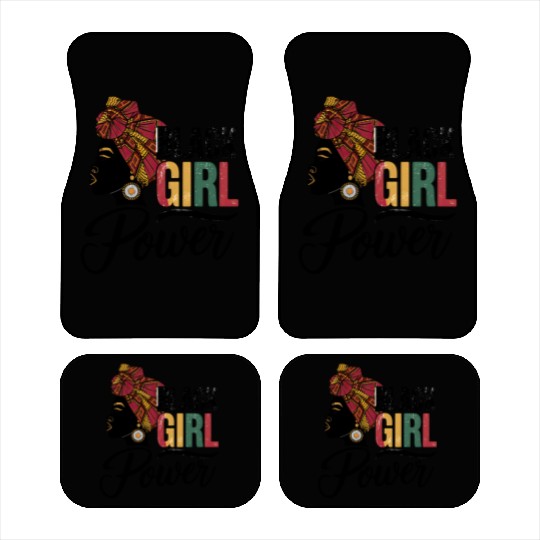 Juneteenth BLACK GIRL Power Car Mats
