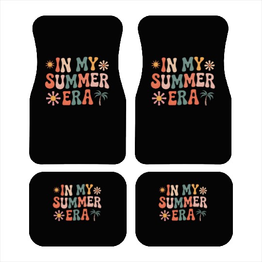 In My Summer Era Groovy Last Day of School Teacher Car Mats