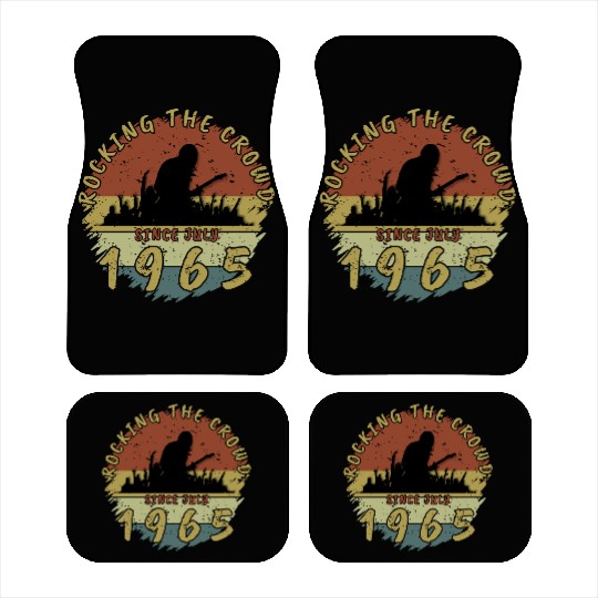 60th Birthday Rocking The Crowd GIT 07/1965 Car Mats