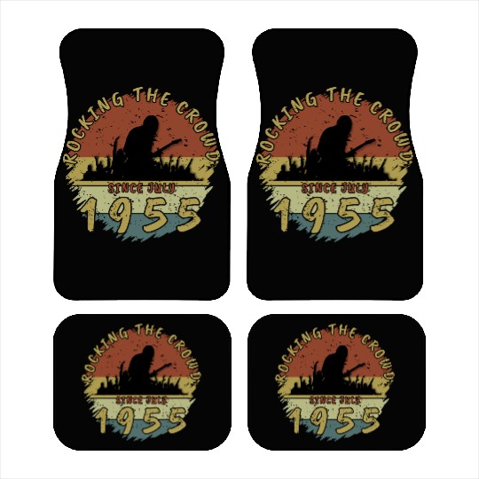 70th Birthday Rocking The Crowd GIT 07/1955 Car Mats