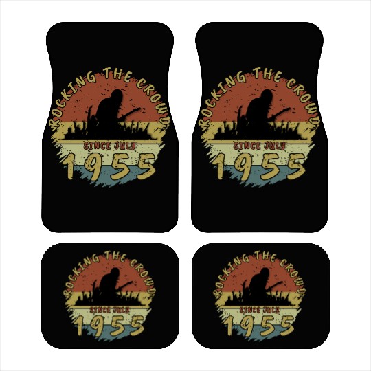 70th Birthday Rocking The Crowd GIT 07/1955 Car Mats