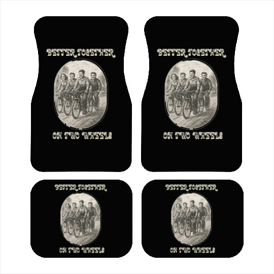 Better Together on Two Wheels Car Mats