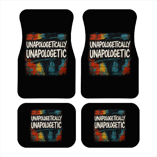 Unapologetically Unapologetic Graffiti Car Mats