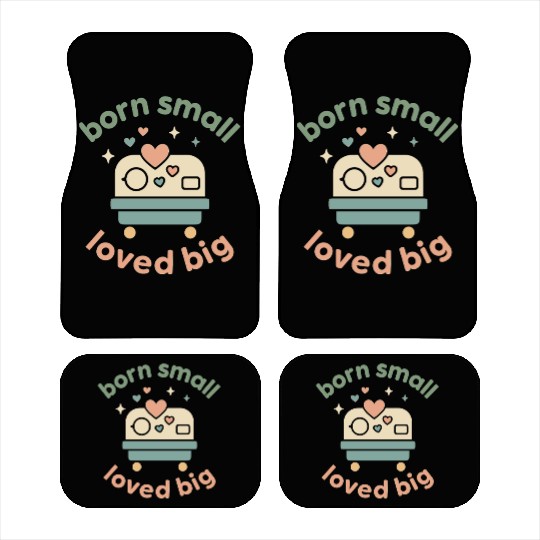 NICU Sibling Preemie Big Brother Big Sister Car Mats