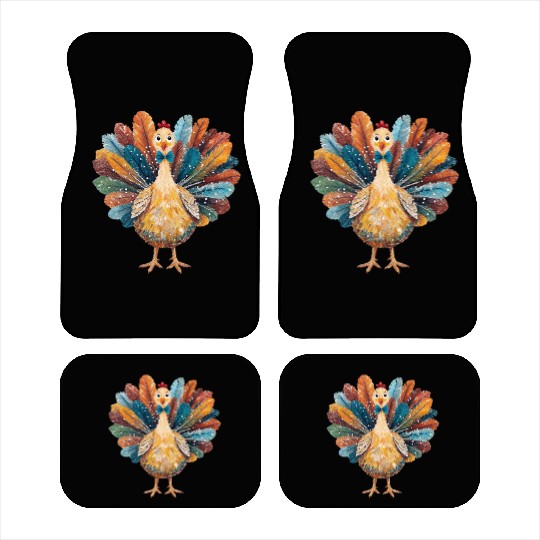 Coquette Thanksgiving Turkey Car Mats