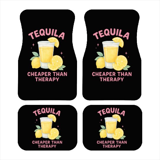 Tequila therapy Lemon Summer Car Mats