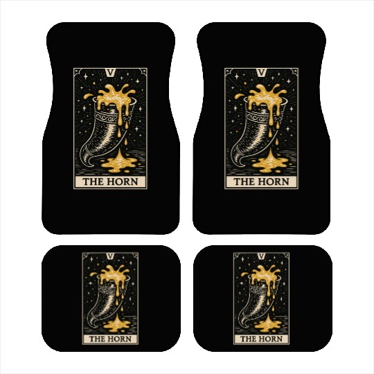 The Horn – Mead Tarot Drinking Ritual Card Car Mats