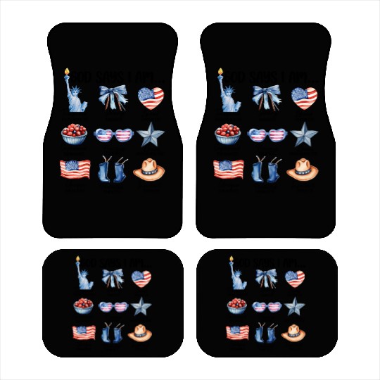 Christian God Says I Am Car Mats