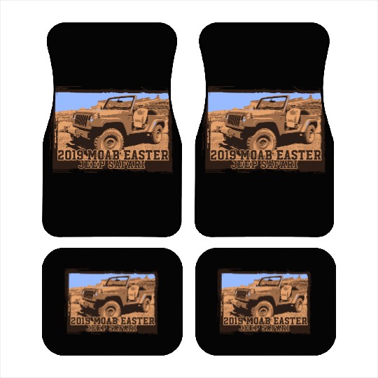 Vintage Jeep Safari Car Mats